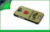 OEM PC Protective PU Leather HTC ONE X Case With 4C Printing Sticker