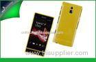 Yellow TPU Sony Cell Phone Cases For Xperia P With Printing Logo , Lt22i Case