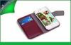 Flip Apple Iphone Leather Cases Wallet With Card Holder , Iphone 5s Phone Cover