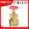 Horizontal Brass Red Color Handle Two General Formula Gate Valve