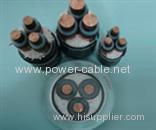 High voltage power cable with rated voltage 22KV
