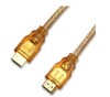 Transparent Yellow HDMI Cable for 1080p PS3 HDTV