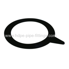 Rubber flange gasket