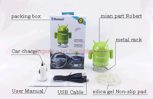 car or home use 12V 24V mobile phone universal bluetooth music player handsfree calls android robert speaker sound box