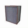 High Temp Clean Room Hepa Filters H13 / H14 With Galvanized Steel Frame