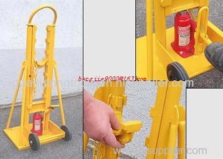 Hydraulic trapezoid cable drum jacks