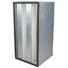 Multi V Bank High Efficiency Air Filter Low Resistance With Glass Fiber