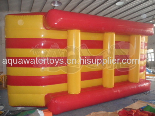 Inflatable Floating Yellow-Red Island