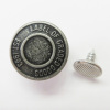 the metal button for the garments shoes and bags