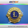 2014 customized die cast lapel pin( with butterfly clutch )/Gold plated zinc alloy die casting lapel pin