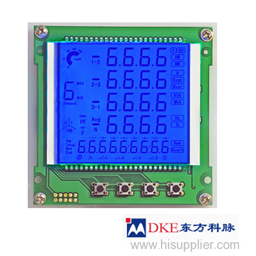 69.0x67.0x2.0 Energy meters LCM, LCD module