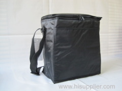 Black simple cooler bags for ice food-HAC13361