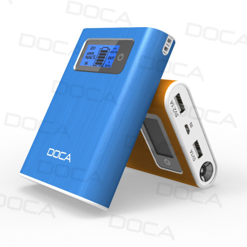 DOCA D568 12000mAh Travel Charger For Mobile Phone Power Bank