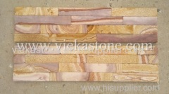 nature sandstone culture stone Stacked wall Panels