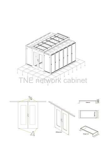 Cold Aisle Containment for Data Center