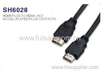 HDMI Male to Female Extension Cable