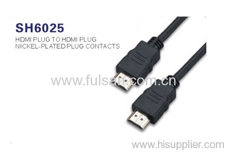 High Speed 1.4V/2.0V 1080P HDMI Cable support 3D