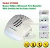 Riddex Ultrasonic Pest Repeller with Switch And an extra outlet