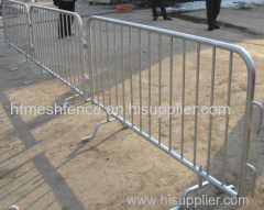 Fully Galvanized Removable Feet Crowd Barricade Road Safety Barricade