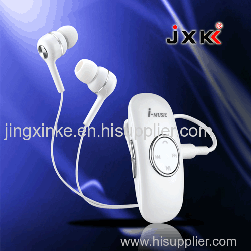 stereophonic CSR bluetooth chip with in-ear earphone make a telephone enjoy music radio wireless stereo headset earset