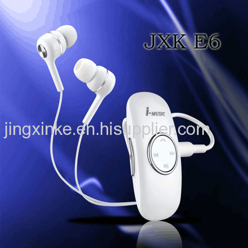 stereophonic CSR bluetooth chip with in-ear earphone make a telephone enjoy music radio wireless stereo headset earset