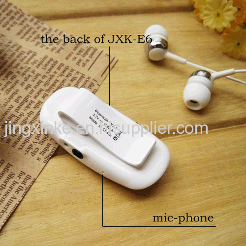 stereophonic CSR bluetooth chip with in-ear earphone make a telephone enjoy music radio wireless stereo headset earset