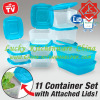 11 pcs fresh containers as seen on TV
