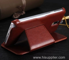 Fashion Genuine Leather Case for Samsung Galaxy Note 3 With Stand Style.