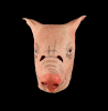 Latex pig full head mask