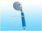 handheld Multi Function Shower Head Silver for bathroom / Hotel