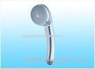 Silver Bathroom Multi Function Shower Head , Massaging round shower head