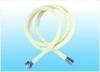 Bathroom Flexible Pvc Shower Hose 2m , Yellow Plastic Shower Head Hose