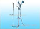 Silver Adjustable Shower Sliding Bar , Bathroom Extendable Shower Head