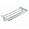 Bath shelf towel rack