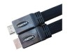new style gold high end flat HDMI cable support 1080p