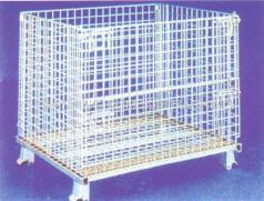 foldable mesh container / metal racking