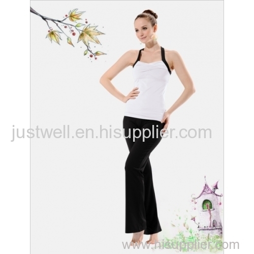 ladies OEM yoga wear/ladies fitness wear/long & loose yoga suits