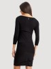 hot selling women dresses/plain black women dress