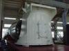 White AISI Q345 Marine Crane Pedestal For Lifting Machinery , Marine Crane Parts