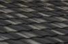 Polished Gray Double Roman Building heat insulation roof Tiles / roofing panel