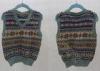 Fashion V Neck Kids Holiday Sweaters Jacquard Vest for Boys , Children Cotton Sweater