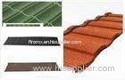 Lightweight Corrugated Wave Metal Roof Tiles , durable steel Roman roofing tiles