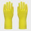 Spray flocklined Kitchen Latex Gloves , Industrial Latex Gloves