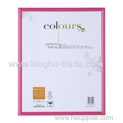 Pink Border PVC Extruded Photo Frame