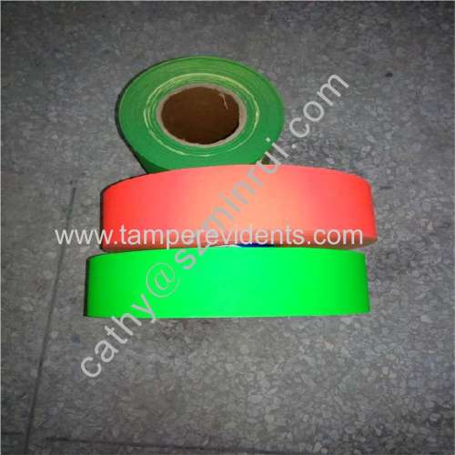 2014 High Quality vinyl rolls of Destructible Materials,vinyl stickers papers