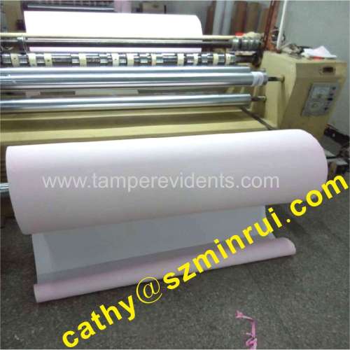 2014 High Quality vinyl rolls of Destructible Materials,vinyl stickers papers