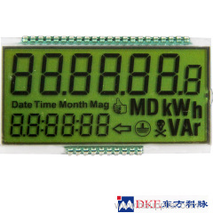 STN Positive/Transflective,55.0x31.0 energy meter LCD panel