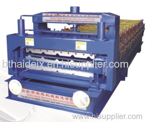 HD Double glazed tile roll forming machine