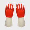 Size S - XL Color Latex Gloves with straight cuff , wave cuff