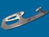 Boys Popular Skateboard Ice Blades , Step Steel Skate Blades in Custom Size